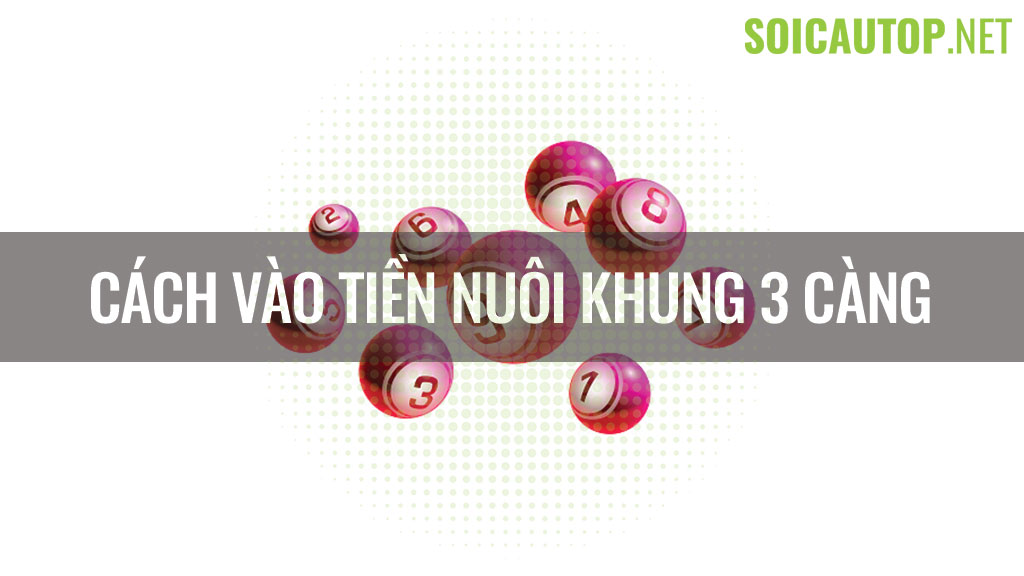 Cách vào tiền 3 càng nuôi khung